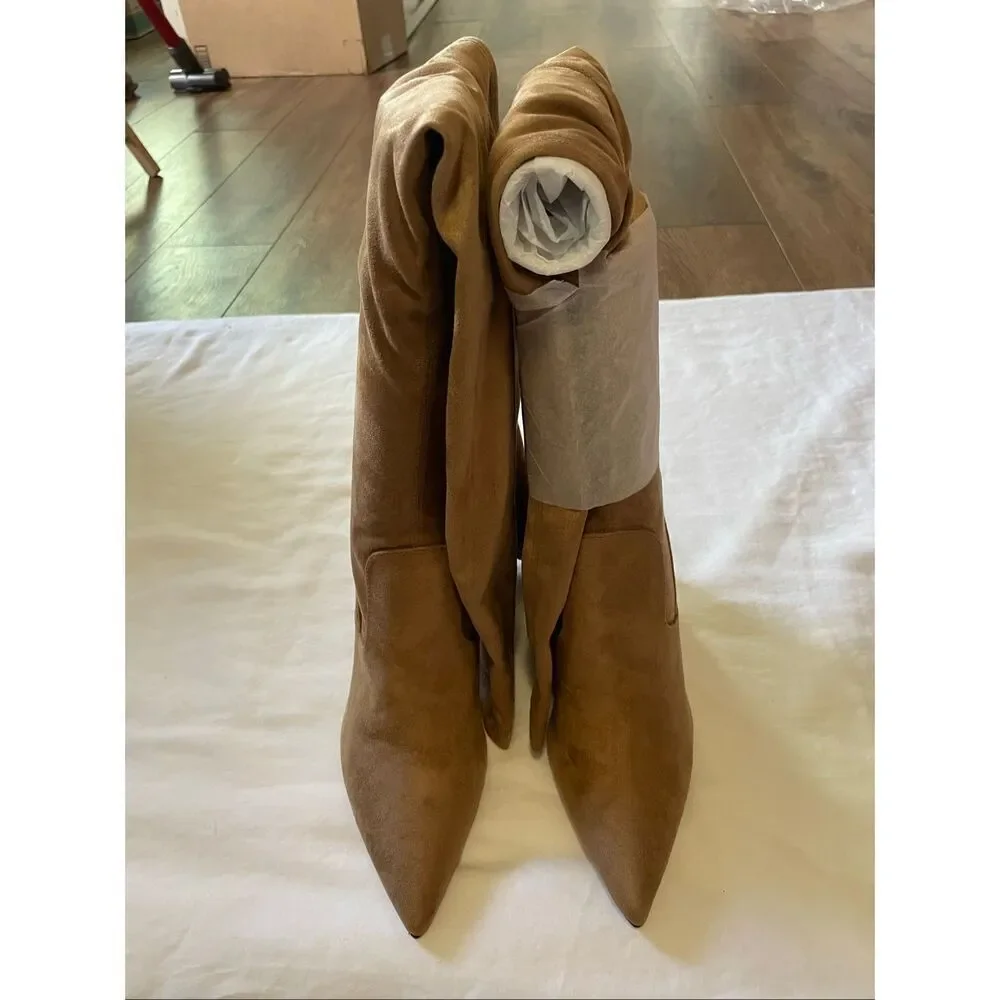 NIB GUESS Abetter Suede Over The Knee Boots 9